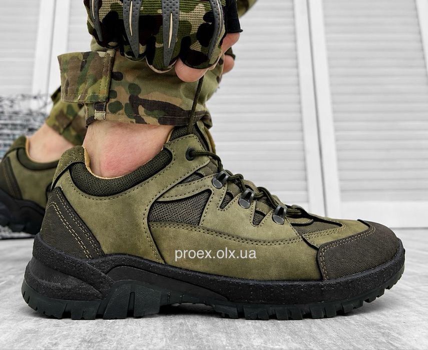 Тактичні кросівки CAMEL Haki Cordura 41-45 | Військове взуття для ЗСУ