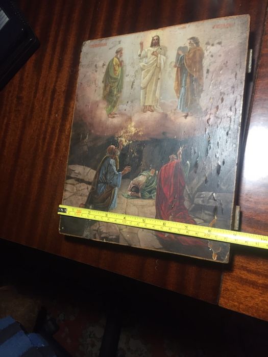 Старинная икона Вознесения ,