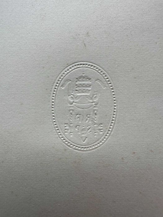 Quadro do Papa Piu XII Certificado Loja Vaticano