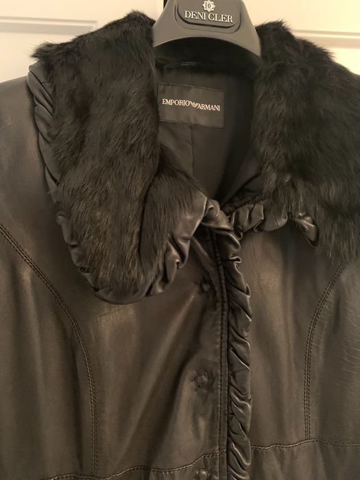 Armani, kurtka skorzana, xs
