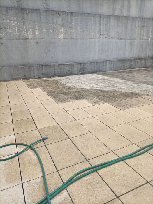 Limpeza de terraços -passeios-muros -fachadas