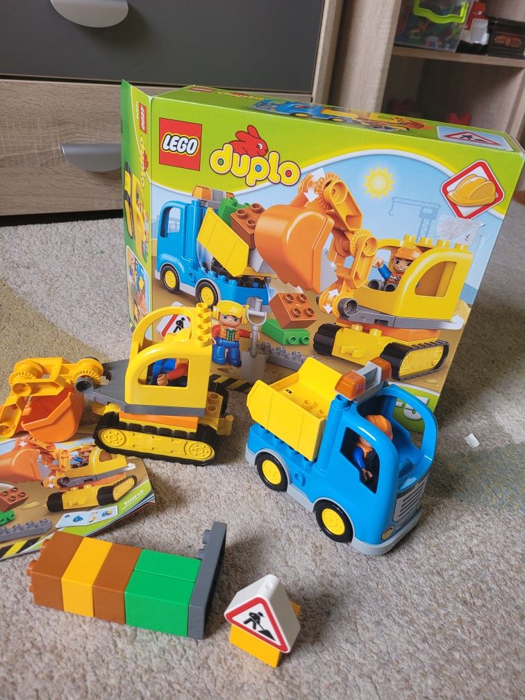 Lego duplo truck & cheap tracked excavator 10812