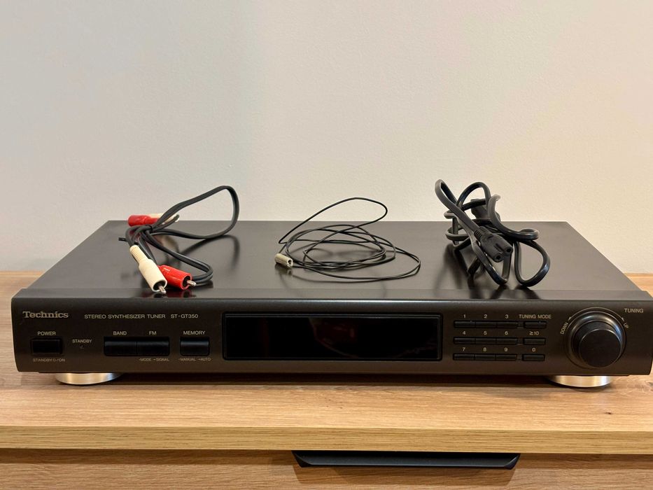 Tuner radiowy Technics ST-GT350 + akcesoria + dokumenty stan idealny