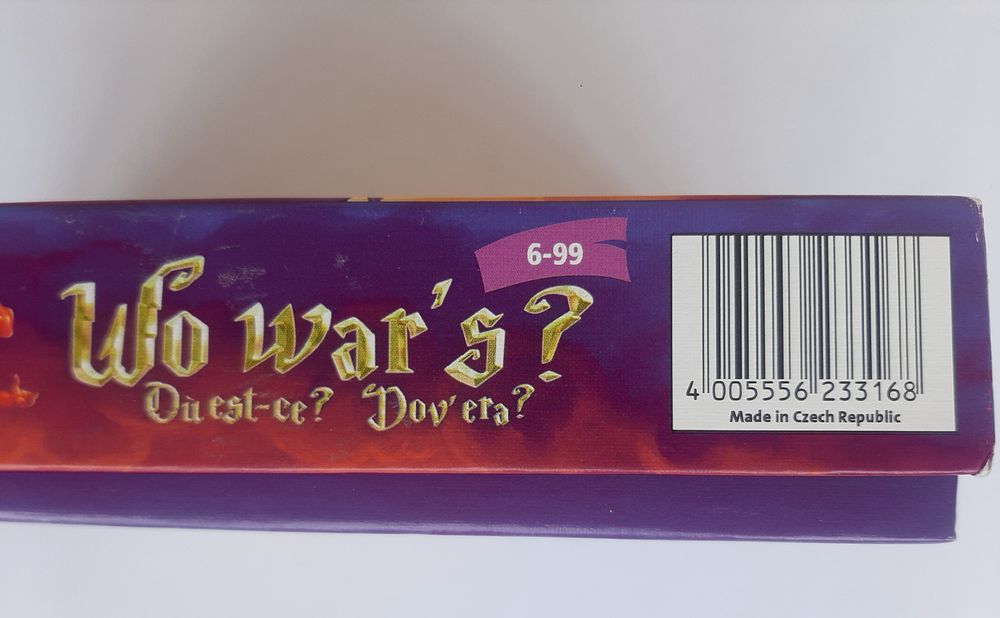 Развивающая настольная игра "Где это было?" Wo war's?