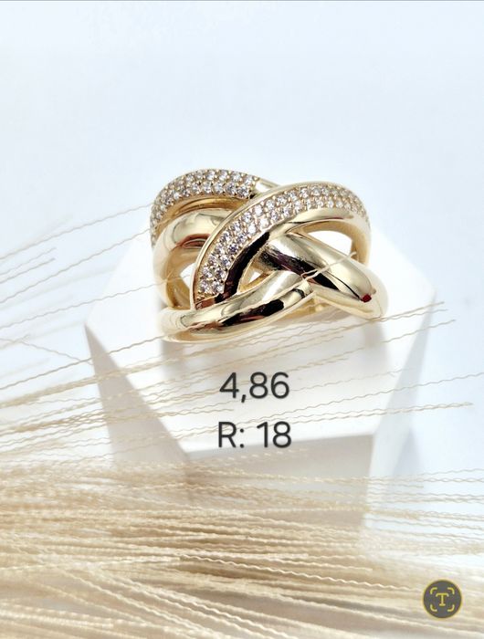 Złoty pierścionek 585 14k NOWY