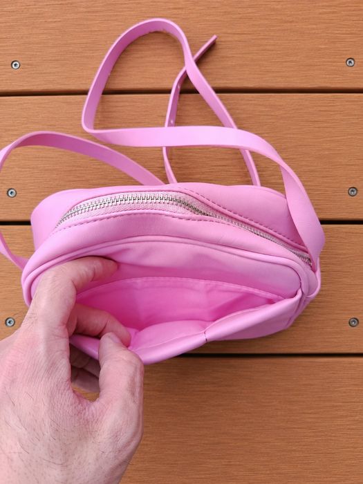 Mala Tiracolo Rosa Parfois Compacta em Excelente Estado | Pink Parfois Crossbody Bag