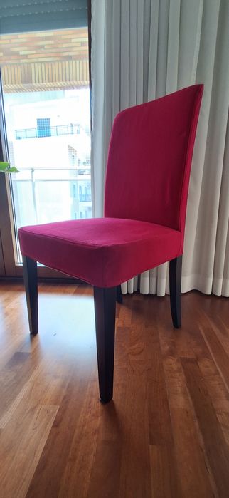 Cadeiras Bergmund Ikea vermelho