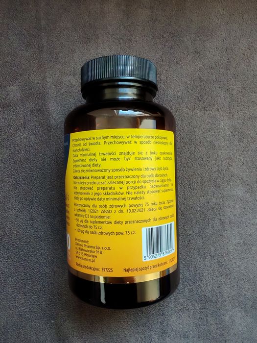 XeniVIT Witamina D3 4000 forte 180 kapsułek-- 2 opakowania