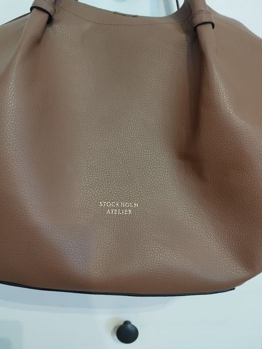 Brązowa torebka shopper H&M