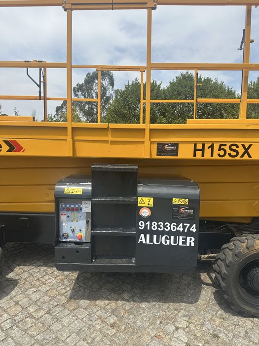 Plataforma elevatoria tesoura diesel 15 metros