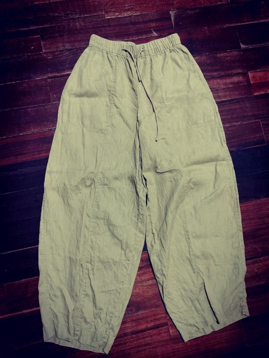 Calças de  linho