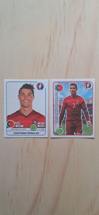 2 cromos Cristiano Ronaldo(Euro 2016 France)