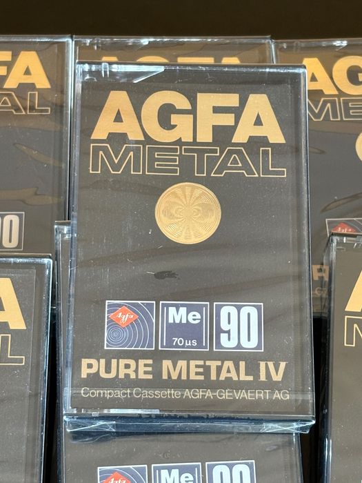 Nowa kaseta magnetofonowa Agfa Metal 90 Pure Metal IV