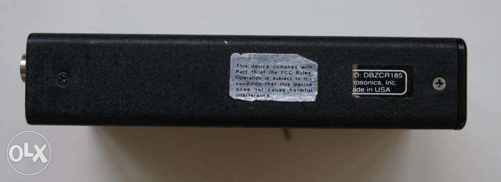 Радиосистемы Lectrosonics CR185 & m185, Lectrosonics CR187 & m187: 3 ...