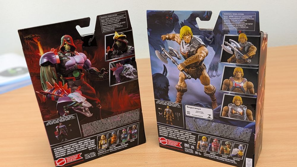 Pack de Figuras He-Man Masterverse Novas e Seladas