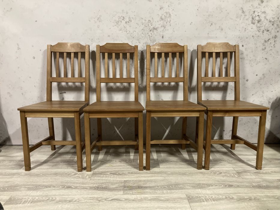 4 sosnowe krzesła Jokk