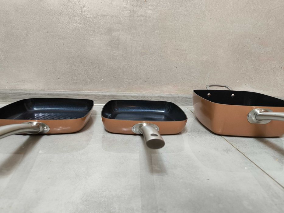 5 elementowy zestaw patelni Copper Chef