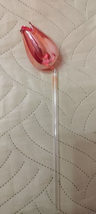 Цветы тюльпаны из стекла