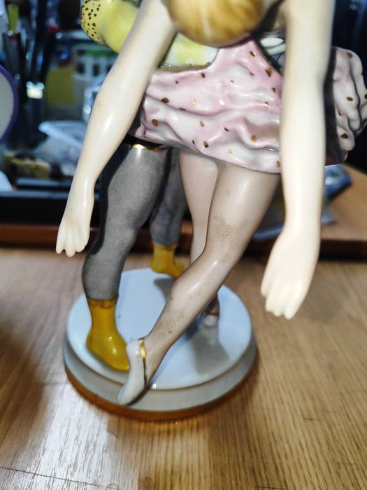 Статуэтка балет "Адажио" фарфор (порцеляна) ЕКХЗ, СССР