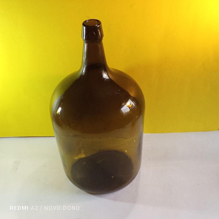 Garrafão vidro castanho