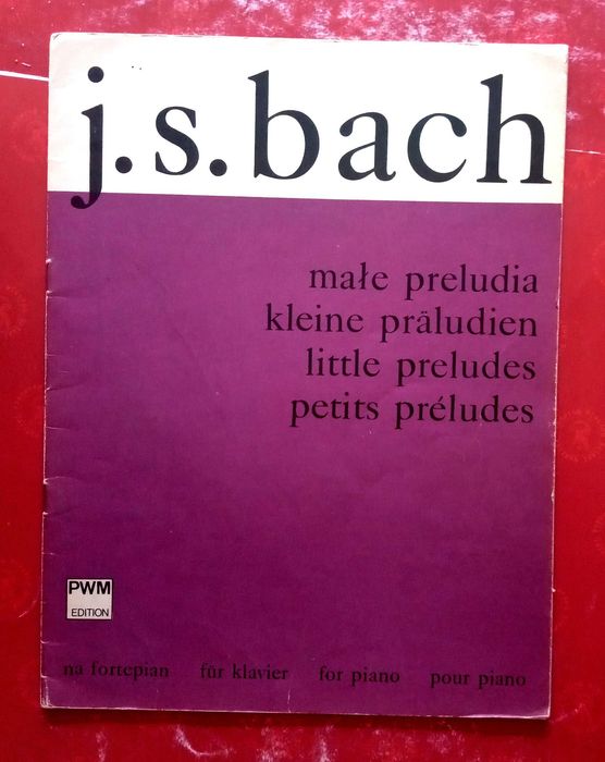 575 Jan Sebastian Bach Małe Preludia na Fortepian 55