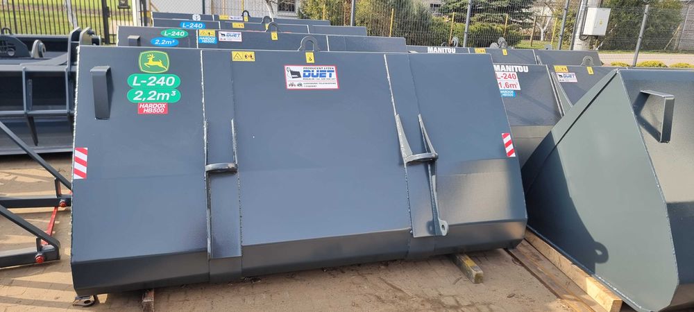 Łyżka 2,2m3 240 cm objętościowa manitou jcb bobcat deutz fahr kramer