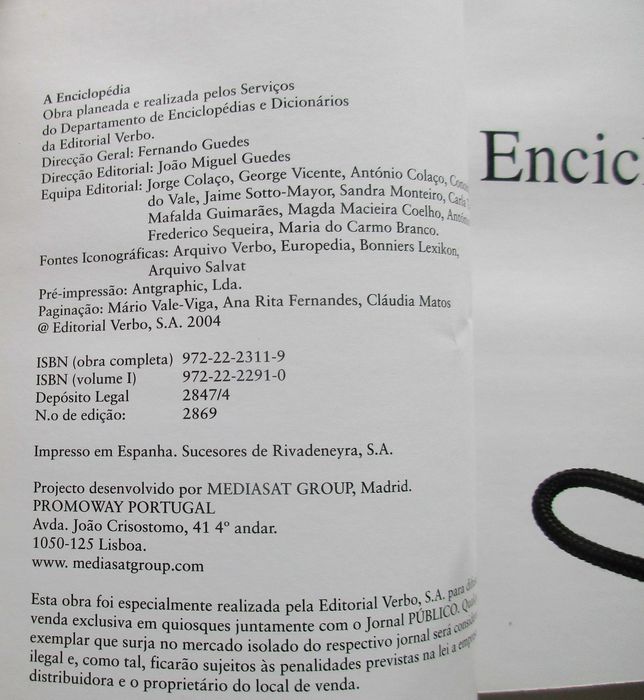 A Enciclopédia - - - Jornal Público - - - - - 20 X Livros