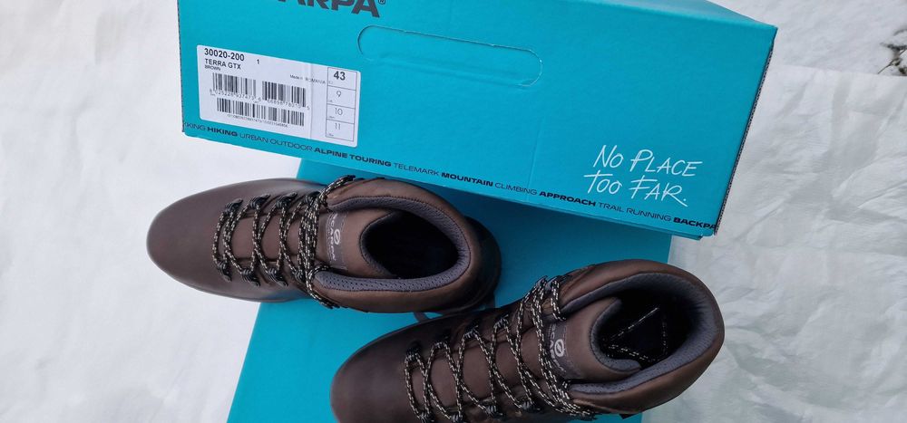 Scarpa Terra GTX. 41 размер Зимние ботинки. GORE-TEX Vibram