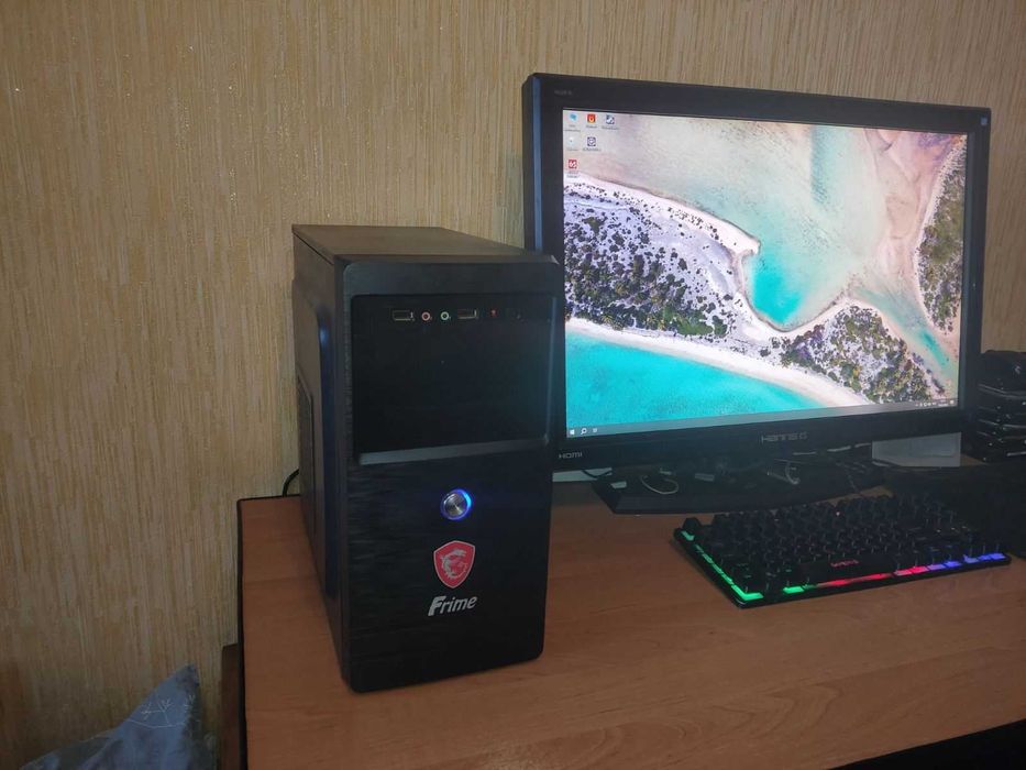 Компьютер Intel i3-7100(4x3,90),GT 1030 2Gb ,DDR4 16Gb,SSD 120,HDD 500