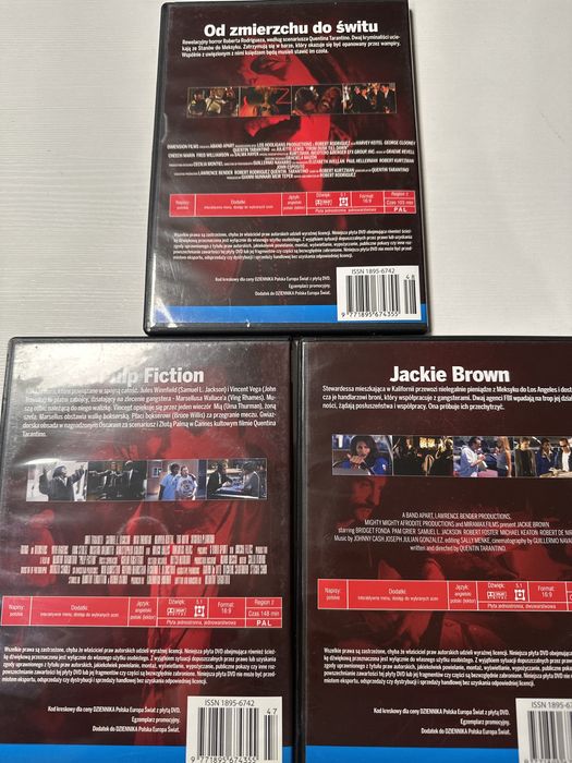 Zestaw filmów DVD Tarantino