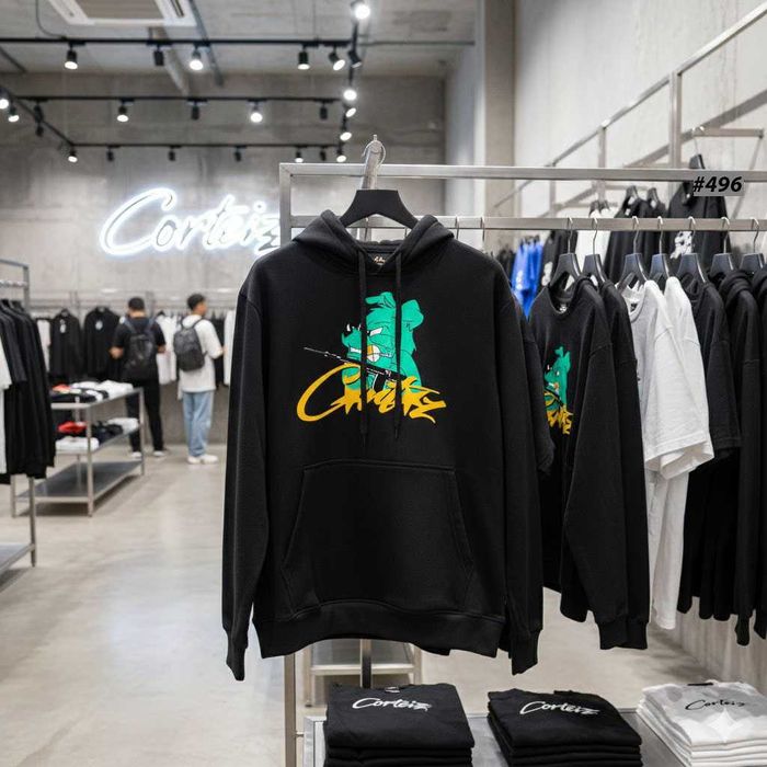 Худи Corteiz K9 Черное » Кофта Кортез Чорна
