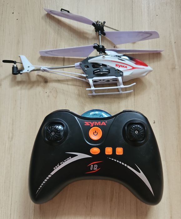 Helikopter RC Syma S107G + pilot – sprawny, sprzedaję jako uszkodzony / na części