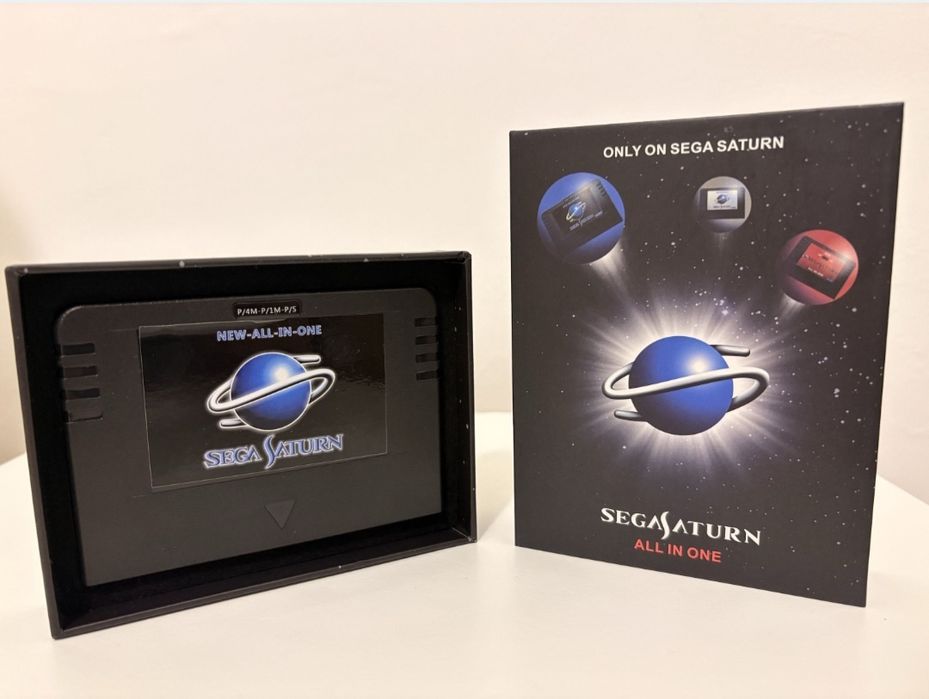 Pseudo Saturn 4 em 1 - cartucho para sega saturn