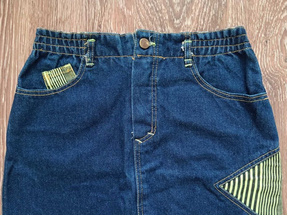 Spódnica jeansowa vintage rozm. XS/S mini