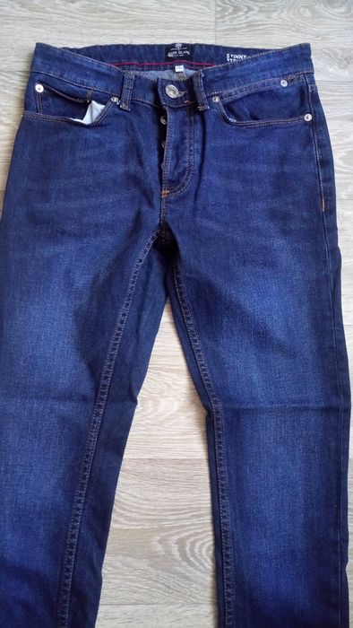 Spodnie jeans pas 74 cm chłopięce