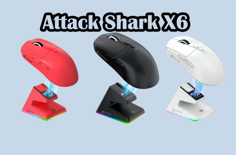 Безпровідна Ігрова мишка Attack Shark X6 X3 X11 R1 Сенсор PAW3395