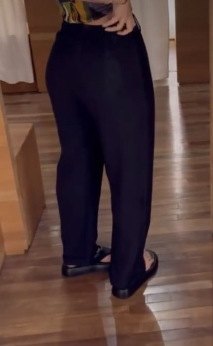 Calça alfaiataria pregas - farm rio