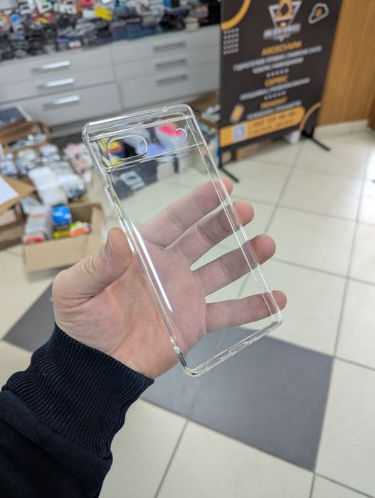 Хіт Продаж! Чохол Google Pixel 7a прозорий чехол прозрачный