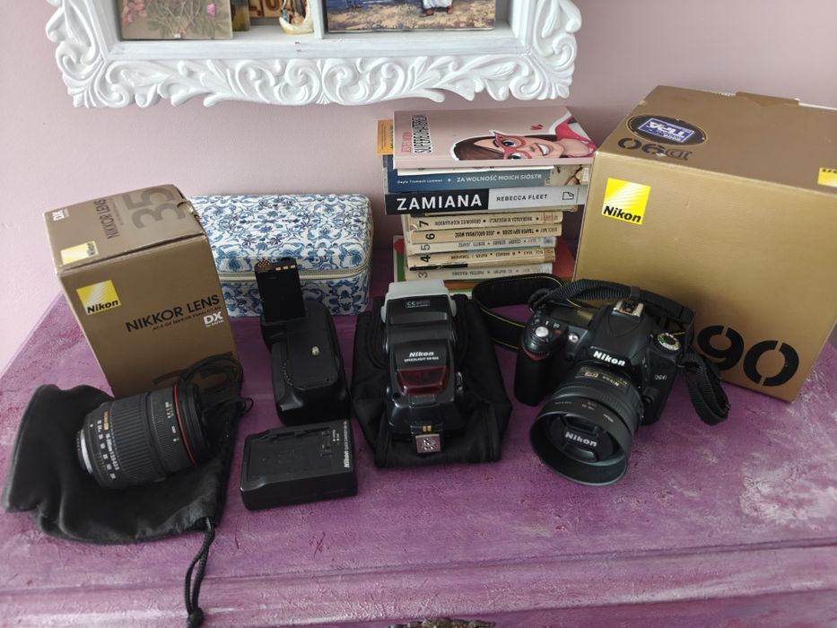 Nikon d90 zestaw