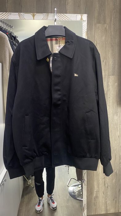 Бомбер пальто куртка мужское чоловіче Burberry шерсть L, 50, 54 3XL