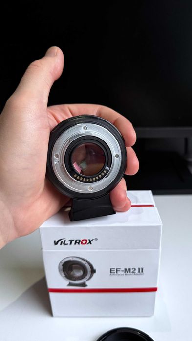adapter Viltrox EF-M2 II – Canon EF do Micro 4/3 (0.71x) – jak nowy!
