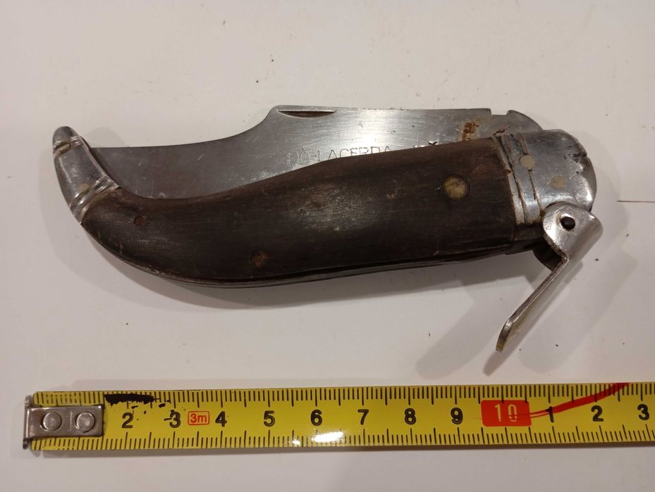 Canivete Coleção Marcado na Lâmina "95 Inox HÒ-Lacerda-Cabo Corno-21cm