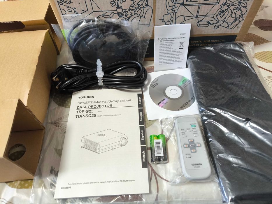 未使用　Toshiba (東芝) TDP-T250 プロジェクターランプユニット Мультимедийный проектор Toshiba TDP-S25: 2 500 грн. - Проекторы