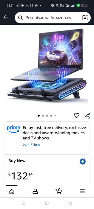 Base de refrigeração de portátil (novo)