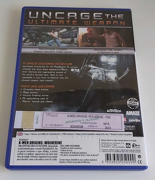 X-Men Origins - Wolverine (PS2 / PSP)