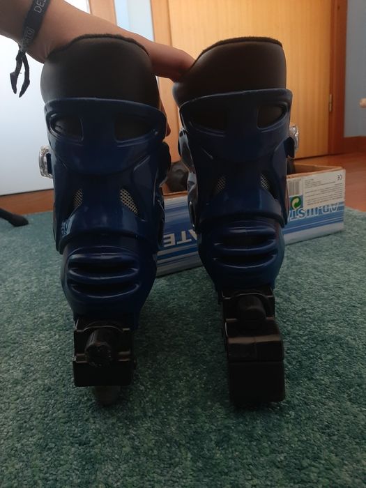 NOVO - Patins em Linha 28/31 + Proteções (joelhos, mãos e cotovelos)