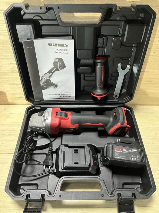 Болгарка акумуляторна VITALS MASTER ALS 18125C BL Безщіткова/ акб 4А/г