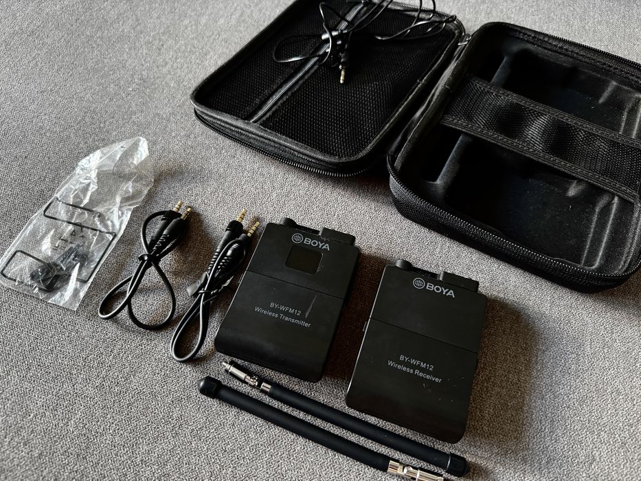 Петличний бездротовий мікрофон BOYA BY-WFM12