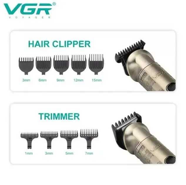 Новинка Машинка для стрижки VGR V-109 6в1 багатофункціональний триммер