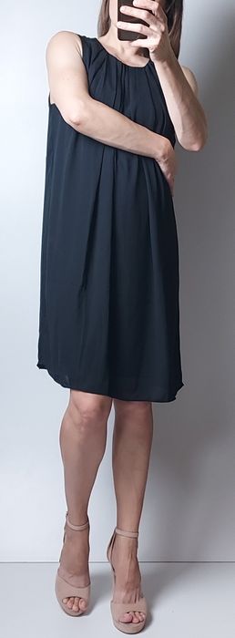 H&M_nowa ciążowa sukienka mała czarna_S/M
